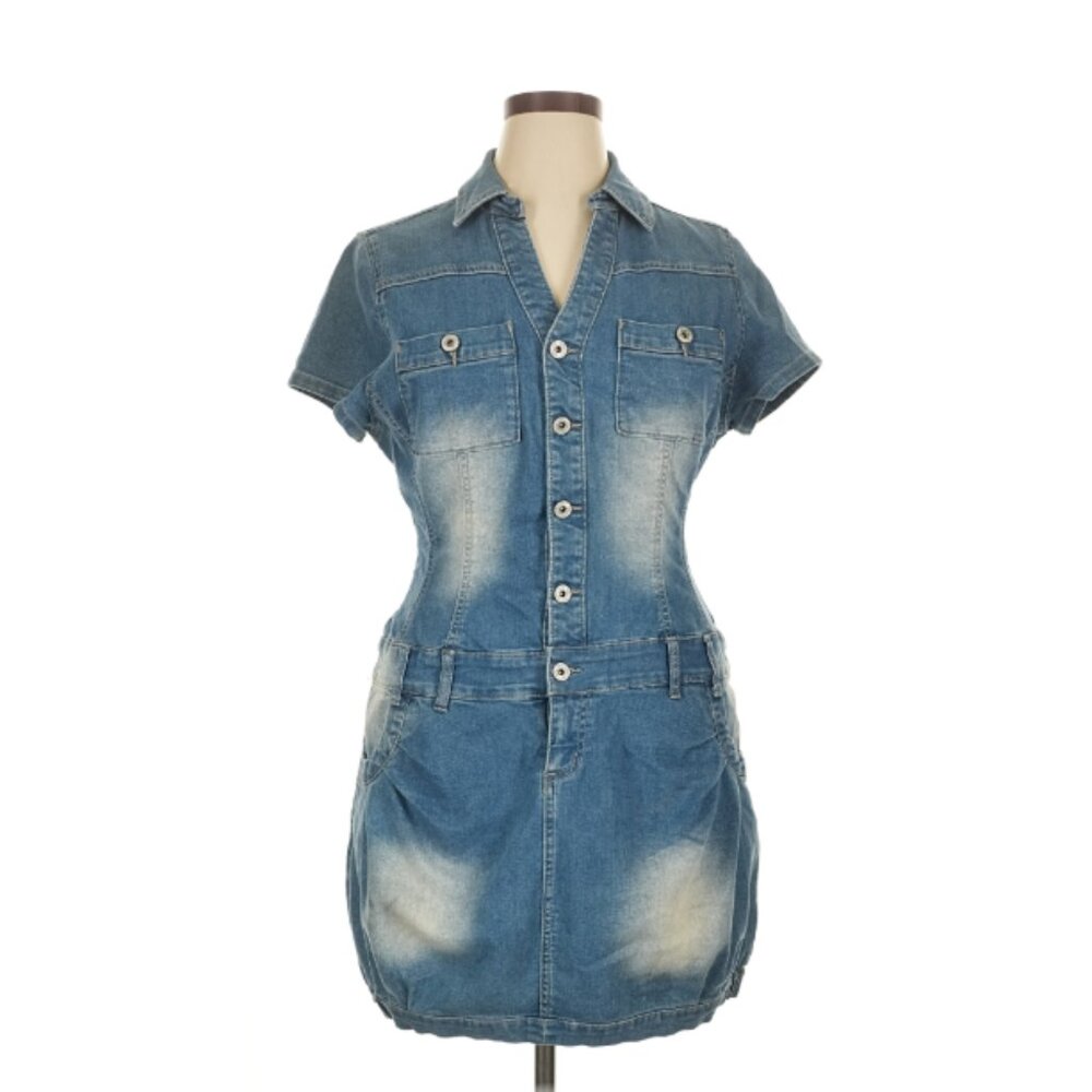 Venus Blue Denim Dress